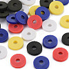 5 Colors Handmade Polymer Clay Beads CLAY-N011-032-32-1