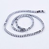 Electroplate Non-Magnetic Synthetic Hematite Beads Strands G-F562-03-E04-2