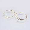 Brass Hoop Earrings KK-F737-36G-RS-2