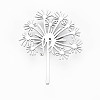 Dandelion Brooch JEWB-N007-010P-FF-1