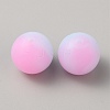 Luminous Round Food Grade Silicone Beads SIL-TAC0007-04L-1