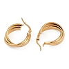 PVD Vacuum Plating 201 Stainless Steel Hoop Earrings EJEW-I309-71G-01-2