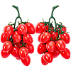 2Pcs Plastic Imitation Cherry Tomato AJEW-SP0004-32-1