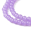 Imitation Jade Glass Beads Strands X-DGLA-S076-8mm-27-2