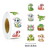 Round Paper Snake Cartoon Sticker Rolls PW-WG86171-01-1