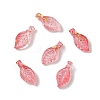Transparent Acrylic and Gold Foil Pendants AC-CBAF9C1-04A-01-2