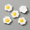 Opaque Resin Cabochons CRES-WH0010-035A-2