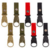 8Pcs 4 Colors Nylon & Plastic Hanging Bottle Buckle Clip Carabiner AJEW-FG0004-89-1