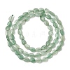 Natural Green Aventurine Beads Strands G-B159-A11-3