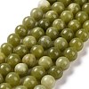 Natural Xinyi Jade/Chinese Southern Jade Beads Strands G-T055-8mm-15-2