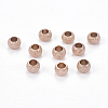 Ion Plating(IP) 304 Stainless Steel Textured Beads LS-STAS-I081-4mm-04RG-1