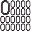 18Pcs Alloy Spring Gate Rings FIND-SP0001-43-1