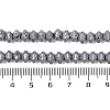 Electroplated Natural Lava Rock Beads Strands G-A234-F02-01G-4