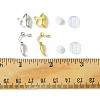 40Pcs 2 Color Iron Clip-on Earring Findings KK-FS0001-27-4