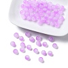 Baking Paint Imitation Jade Glass Round Bead Strands DGLA-YW0001-19E-1