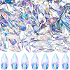 4 Sets Acrylic Rhinestone Cabochons GACR-SP0001-06C-1