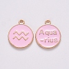 Alloy Enamel Pendants ENAM-S124-01B-09J-1