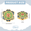 20Pcs Alloy Enamel Beads ENAM-PH0002-93-2