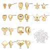   40Pcs 10 Style  Alloy Stud Earring Findings FIND-PH0008-37-1