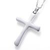 304 Stainless Steel Pendant Necklaces NJEW-G279-08P-1