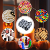Halloween Theme Bat Printed Organza Drawstring Bags ABAG-WH20021-006D-7