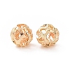 Brass Hollow Beads KK-TAC0002-76B-G-3
