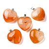 Dyed & Heated Natural Crystal Core Agate Pendants GG-CBACB71-04P-02-1