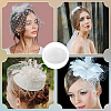 10Pcs EVA Cloth Round Fascinator Hat Base for Millinery Magic AJEW-BC0009-72-5