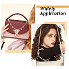 3Pcs Alloy Key Bowknot & Brass Micro Pave Cubic Zirconia Heart Pendant 304 Stainless Steel Bag Decorative Chains HJEW-HS00106-5