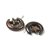 Natural Bronzite Pendants G-Z086-01P-13-2