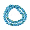 Handmade Millefiori Glass Beads Strands LAMP-H067-01G-2