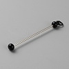 Iron Bar Beadable Keychain for Jewelry Making DIY Crafts IFIN-SZC0005-01A-05-2
