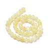 Natural Yellow Selenite Beads Strands G-N328-025B-03-3