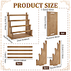 4-Tier Wood Bracelet Organizer Display Stands BDIS-WH0010-16B-2