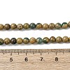 Natural Green Dragon Veins Beads Strands G-D098-A01-4mm-5