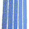 Electroplate Glass Beads Strands EGLA-A044-P8mm-B17-2