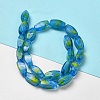 Handmade Milleflori Glass Beads Strands EGLA-P053-04A-01-2