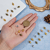 150Pcs 5 Colors Tibetan Style Alloy Pendants FIND-FH0009-32-3