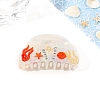 Octopus Pattern Acrylic Claw Hair Clips PW-WG255E6-28-1