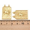 Brass Pendants KK-L255-22G-01-3
