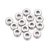 Tarnish Resistant 304 Stainless Steel Spacer Beads STAS-F117-50P-2