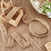 10M Burlap Braided Ribbons OCOR-WH0093-32-4
