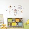 Translucent PVC Self Adhesive Wall Stickers STIC-WH0015-045-3