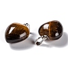 Natural Tiger Eye Pendants G-I311-A07-3