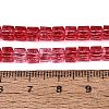 Crackle Transparent Glass Beads Strands GLAA-N062-4mm-13-2
