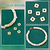   60Pcs Brass Spacer Beads KK-PH0006-71-4