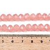 Baking Painted Imitation Jade Glass Bead Strands DGLA-A034-J8MM-A31-4