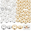 Beebeecraft 80Pcs 2 Colors 304 Stainless Steel Spacer Beads STAS-BBC0004-30-1