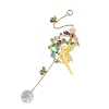 Stainless Steel Moon Fairy Suncatchers HJEW-JM04999-3