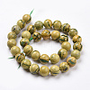 Natural Verdite Stone Beads Strands G-C242-03D-3